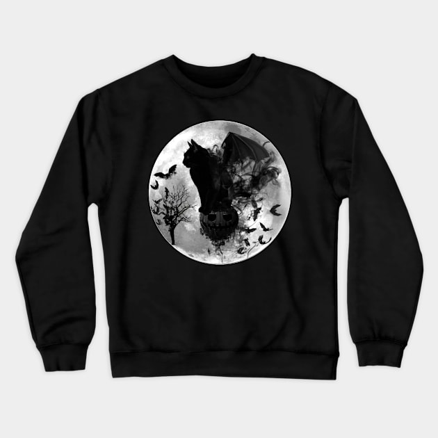 "Halloween" by Amber's Designs™ Crewneck Sweatshirt by AmbersDesignsCo